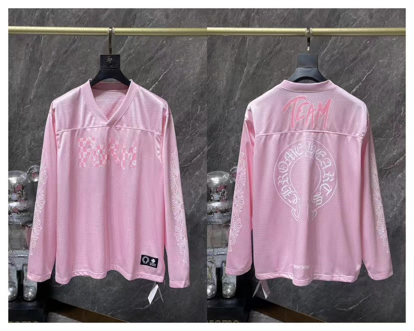 Chrome Hearts flower arm ice hockey casual Tops Pants