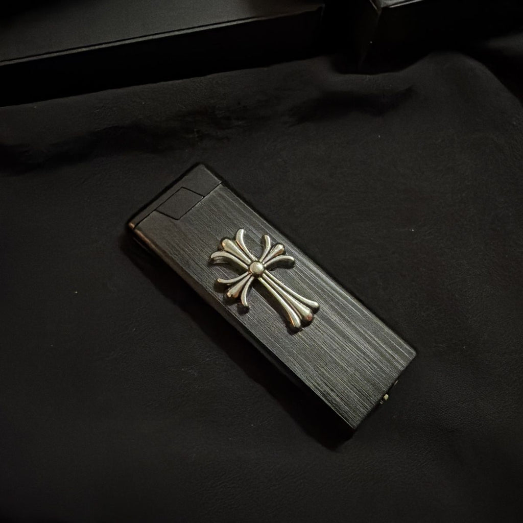 Chrome Hearts Durable Metal Flint-Wheel Lighter