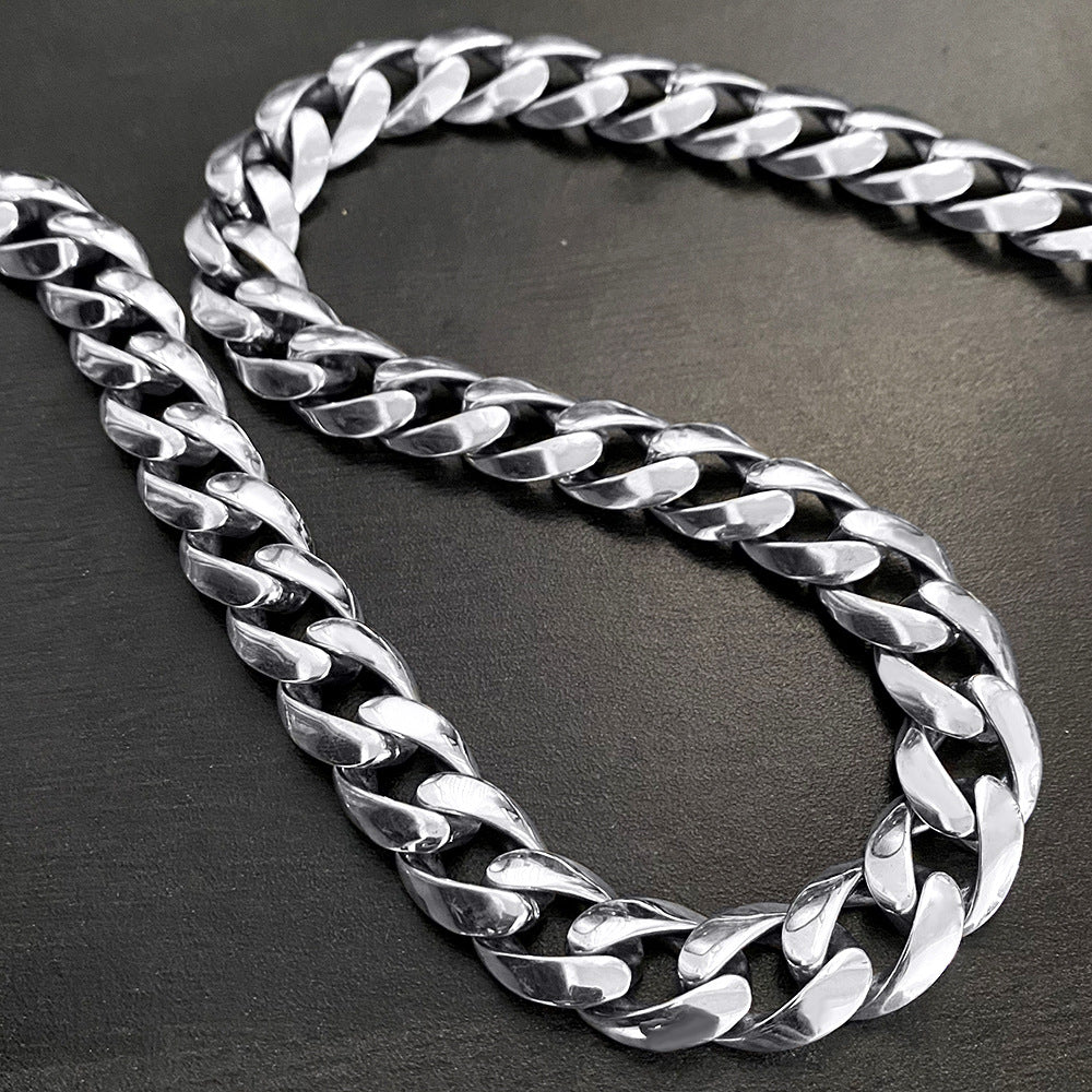 Chrome Hearts 925 Silver Cuban Bold Chain