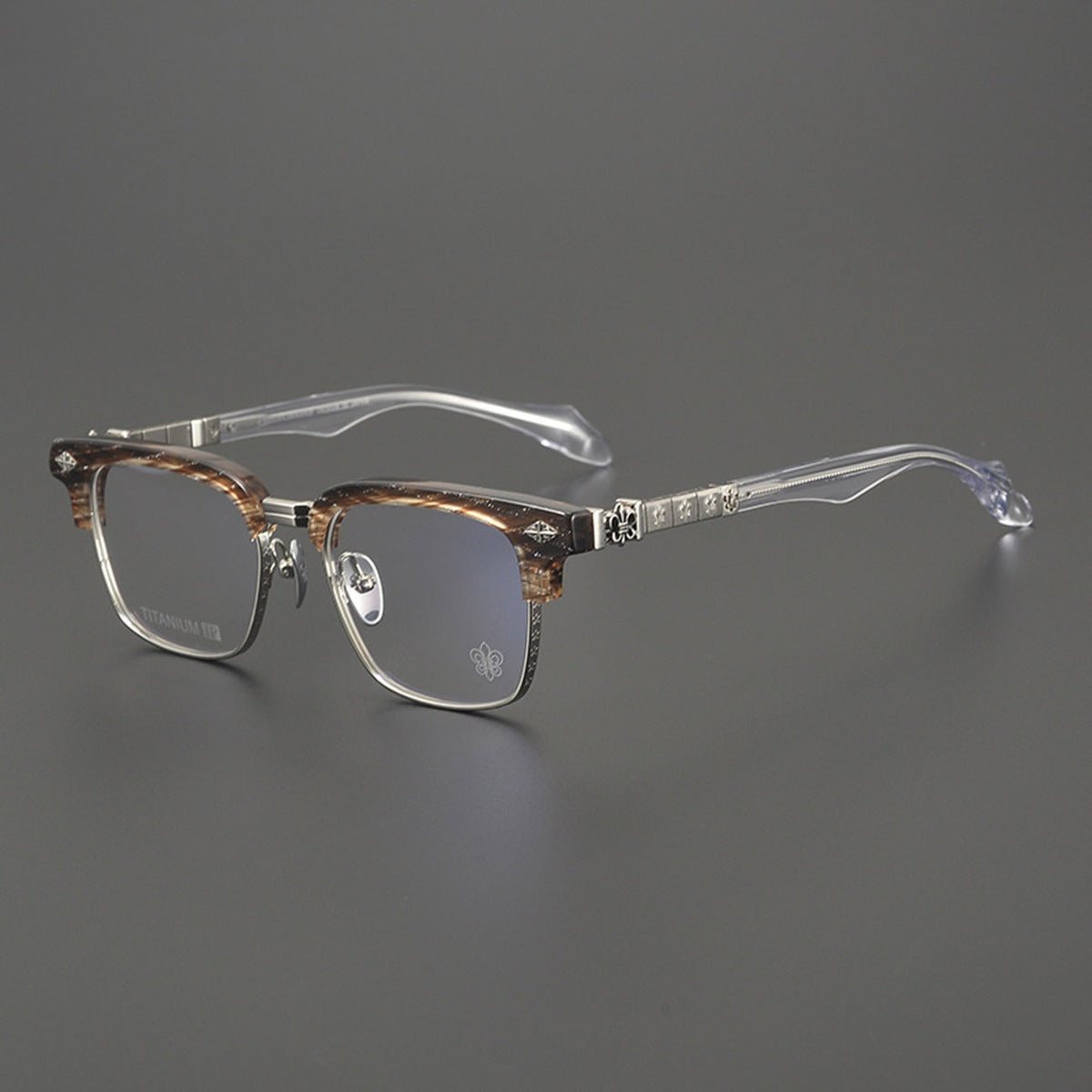 Chrome Hearts Hand-Carved Business Eyeglasses