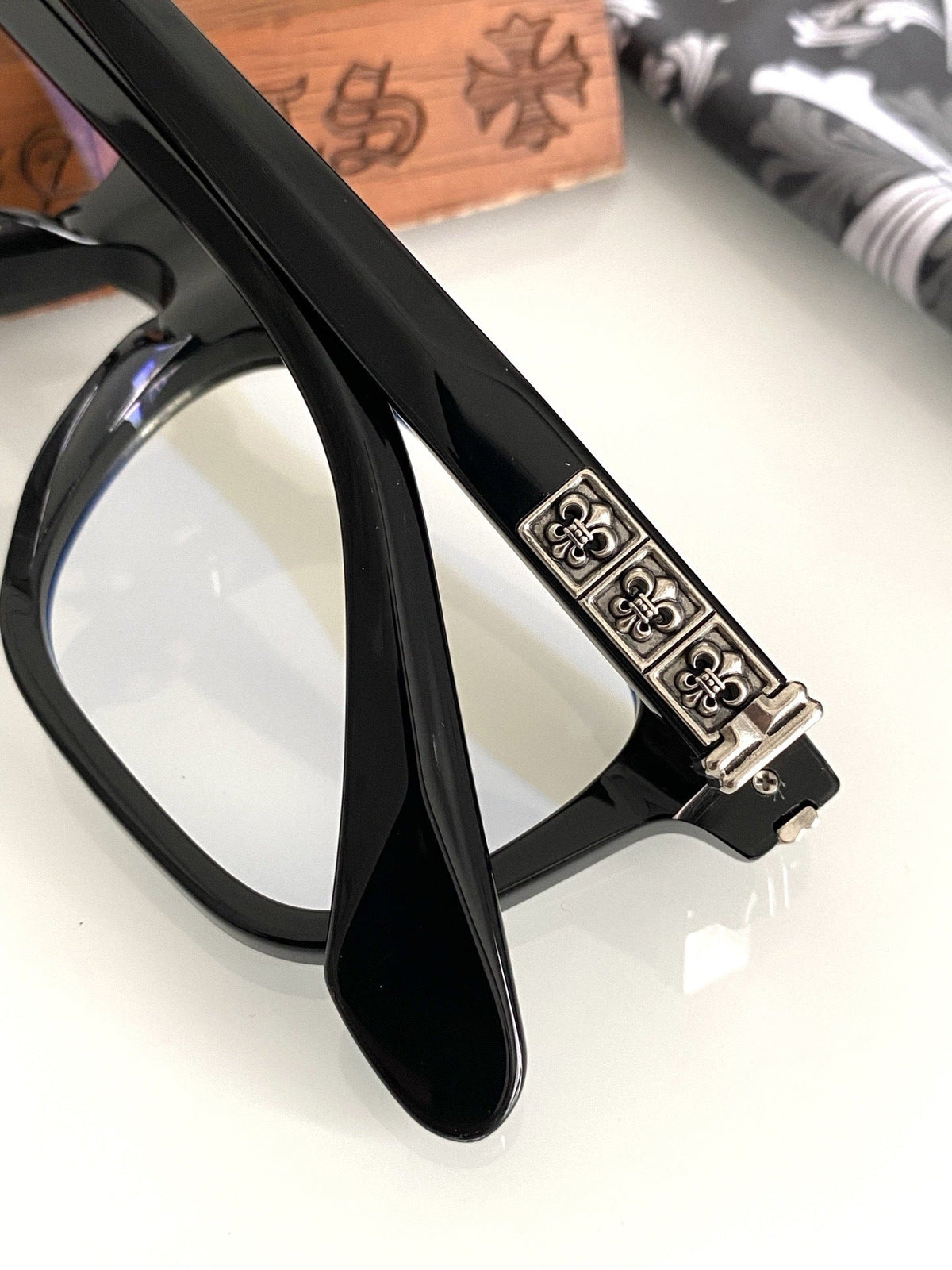 Chrome Hearts hand polished and manufactured glasses