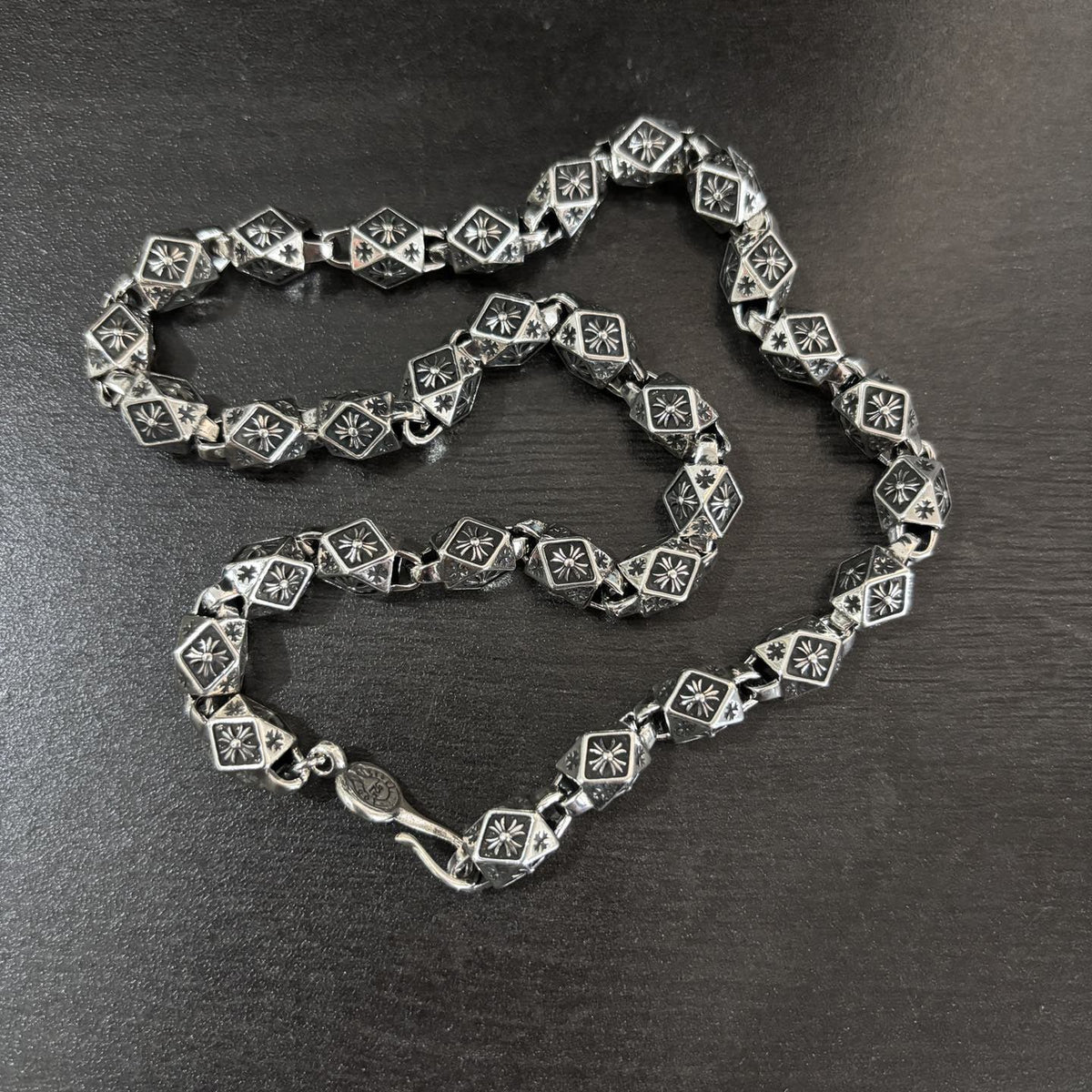 Chrome Hearts Cross Hook Necklace